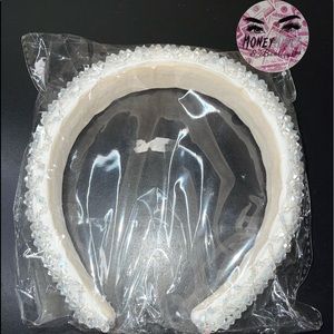 White Bling Headband